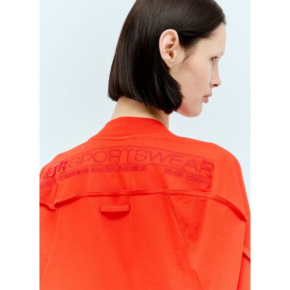 Jean Paul Gaultier X Shayne Oliver Women Logo Embroidery T-Shirt - Picture 2 of 6